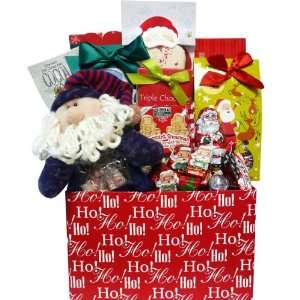 Santas Sweets Cookie and Candy Christmas Care Package Gift Box 