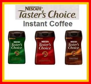 3x Nescafe Tasters Choice Instant Coffee Canisters *Pick your flavor 