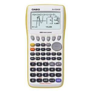  Casio Graphing Calculator Yellow Sch: Electronics