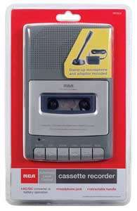  RCA RP3504 Cassette Shoebox Voice Recorder Electronics