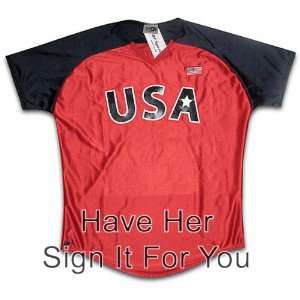 Cat Osterman Team USA Personalized Autographed Replica Jersey