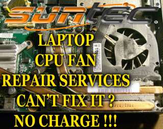 Laptop CPU Fan Repair For Sony Toshiba HP Dell Acer Lenovo Compaq Asus 