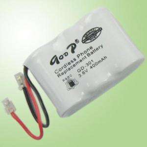 400MAH 3.6V Cordless Phone Replacement Battery #8617  