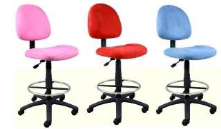 NEW! PINK RED OR BLUE DRAFTING BAR COUNTER STOOLS CHAIR  