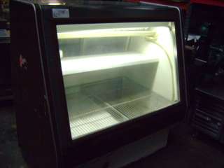 Refrigerated Deli Display Case 50 2 Rear Sliding Doors COLD  
