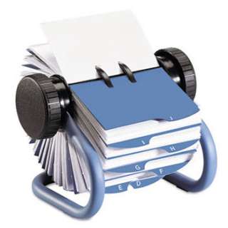 Rolodex ROL63299 Colored Open Rotary Business Card File  