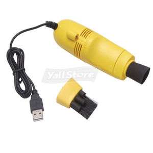 Computer Laptop PC Keyboard USB 2.0 Vacuum Cleaner NEW  