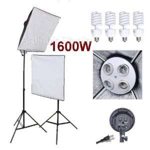   Softbox Lighting Kit with Continuous Light, Socket and Light Stand