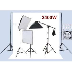  Ardinbir Studio Photo 2400w Continuous Light Softbox Boom Lighting 