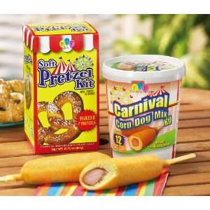  Carnival Food Corn Dog And Pretzel Kits by Collections Etc 