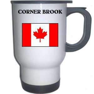  Canada   CORNER BROOK White Stainless Steel Mug 