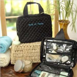   MH1866 Maid of Honors Quilted Hanging Cosmetic Case Thread Color Tan