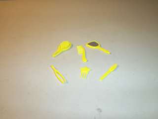 Barbie Doll Accessories ( Yellow Hair / Nail Care Lot )  
