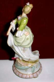 Dresden Porcelain Figurine Dancing Lady  