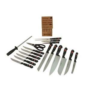 Wusthof Gourmet 18 Piece Knife Set with Storage Block  