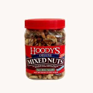 Hoodys Deluxe Mixed Nuts, 32 Ounce Jar: Grocery & Gourmet Food