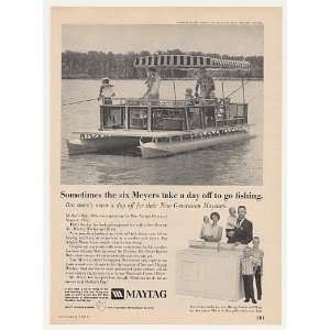  1966 Adolph Meyer Family Newport OH Maytag Washer Print Ad 