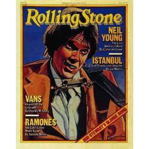 Neil Young (illustration) Julian Allen. 10.00 inches by 12.00 inches 