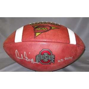 Archie Griffin Signed Football   Ncaa