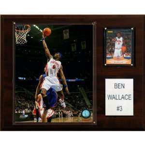  NBA Ben Wallace Detroit Pistons Player Plaque