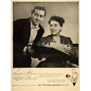 1946 Ad RCA Victor Records Robert Merrill La Traviata   Original Print 