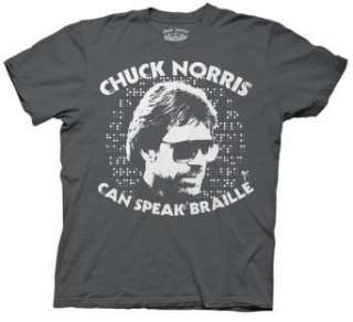  Chuck Norris   Braille T Shirt Clothing