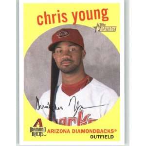  2008 Topps Heritage #229 Chris Young   San Diego Padres 