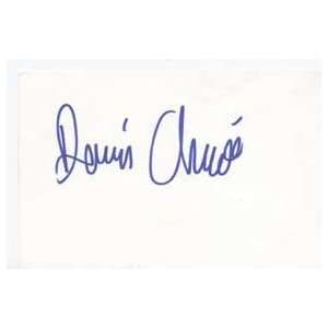 DAVID CHOKACHI Signed Index Card In Person