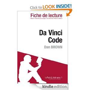 Da Vinci Code de Dan Brown (Fiche de lecture) (French Edition 