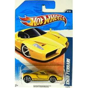   2011 Nightburnerz 6/10 Enzo Ferrari Yellow 164 Scale Toys & Games