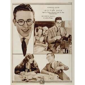  1922 Print Harold Lloyd Doctor Jack Silent Film Comedy 