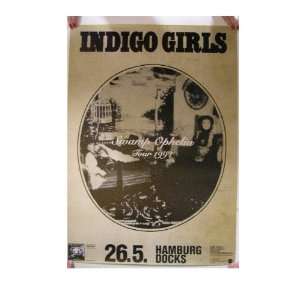 Indigo Girls Poster Swamp Ophelia 1994 Hamburg The