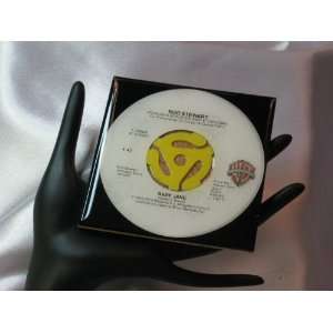  Rod Stewart 45 rpm Record Drink Coaster   Baby Jane 
