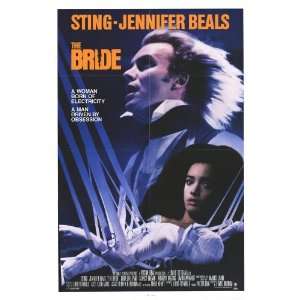 Sting & Jennifer Beals The Bride 1985 Original Folded Movie Poster 