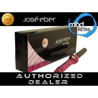 Jose Eber Pro Series 25mm Pink Zebra Curling Iron w/Free Comb