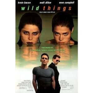 27x40) Wild Things Movie Kevin Bacon Matt Dillon Neve Campbell Denise 