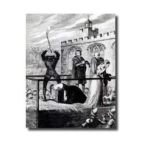  The Execution Of Lady Jane Grey 1840 Giclee Print