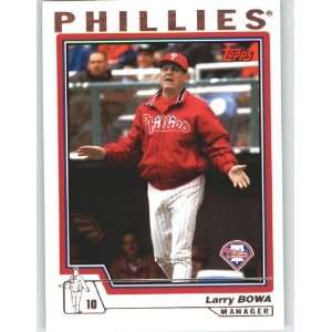  2004 Topps #288 Larry Bowa MG   Philadelphia Phillies 