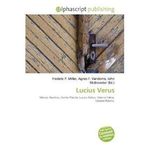  Lucius Verus (9786135632507) Frederic P. Miller, Agnes F 