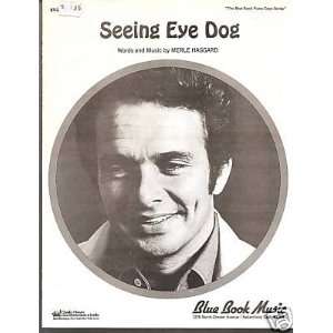    Sheet Music Seeing Eye Dog Merle Haggard 88 