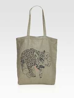 See by Chloe   Leopard Canvas Shopping Bag   Saks 