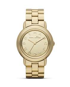 MARC BY MARC JACOBS MARCI Watch with Gold Bracelet, 33 mm