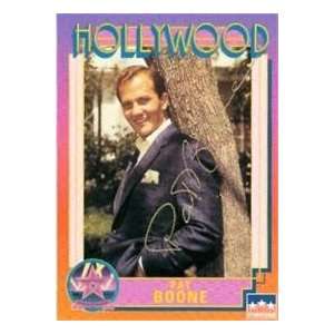 Pat Boone autographed Hollywood Walk of Fame trading card