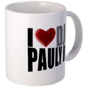  I HEART DJ PAULY D Jersey Shore Fan Ceramic 11oz Coffee 