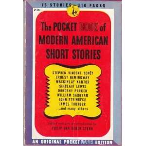   Book Of Modern American Short Stories Philip Van Doren Stern Books