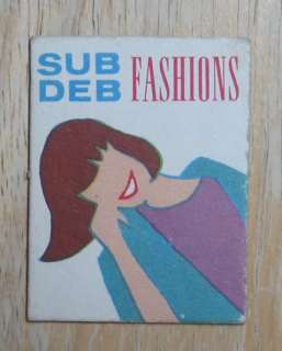 Barbie Fashion Shop #0817 Sub Deb Fashions Magazine  