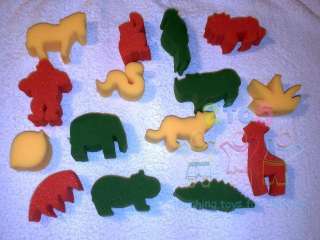 Cookie & Dough Cutters~6 Jungle Animals~ Crafts Cooking  