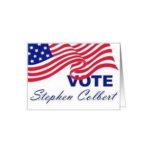  Vote Stephen Colbert Greeting Card Card Health & Personal 