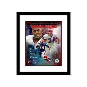 Thurman Thomas Buffalo Bills NFL 2007 Hall of Fame Collage Framed 8 