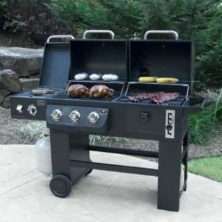 Hybrid Grill Infrared Propane Gas and Charcoal Cooking BBQ Grill 
